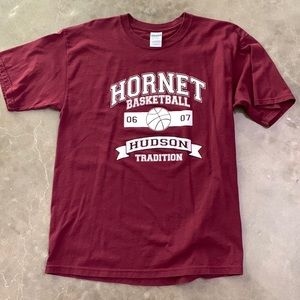 Hudson Hornet Basketball t shirt